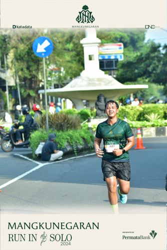 Race photo from Mangkunegaran Run 2024