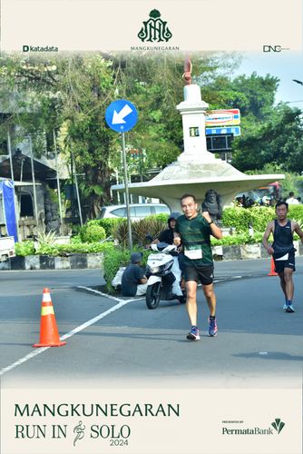 Race photo from Mangkunegaran Run 2024