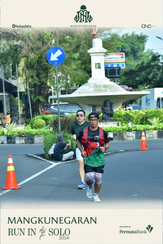 Race photo from Mangkunegaran Run 2024