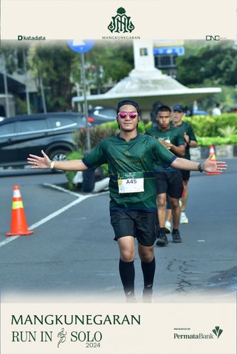 Race photo from Mangkunegaran Run 2024