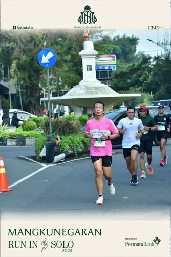 Race photo from Mangkunegaran Run 2024