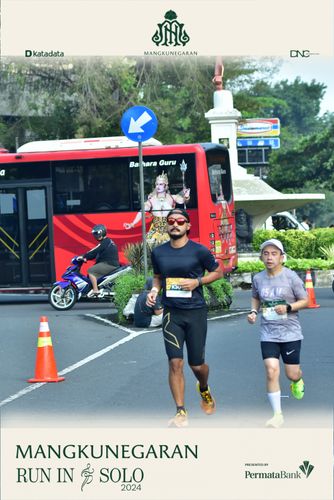 Race photo from Mangkunegaran Run 2024