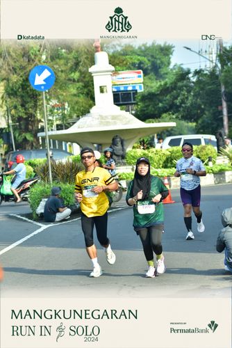 Race photo from Mangkunegaran Run 2024