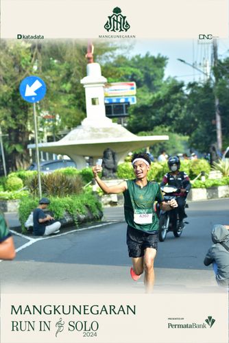 Race photo from Mangkunegaran Run 2024