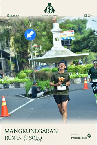 Race photo from Mangkunegaran Run 2024