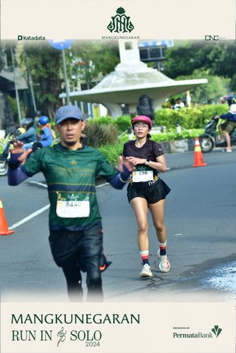 Race photo from Mangkunegaran Run 2024