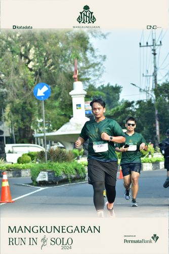 Race photo from Mangkunegaran Run 2024