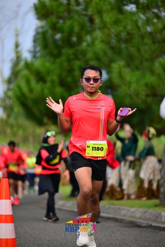 Race photo from CISANGKAN KBP CITY RUN 2025