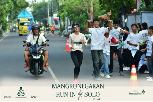 Race photo from Mangkunegaran Run 2024