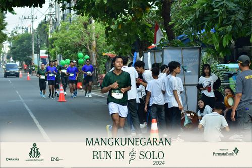 Race photo from Mangkunegaran Run 2024