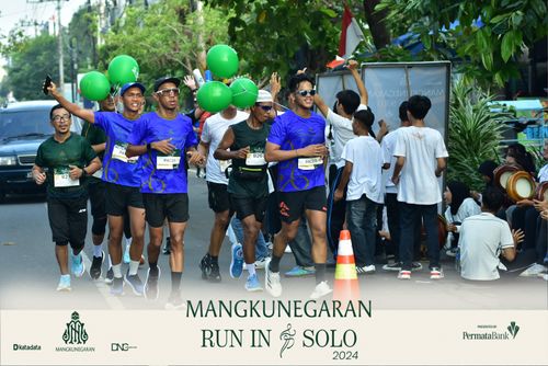 Race photo from Mangkunegaran Run 2024