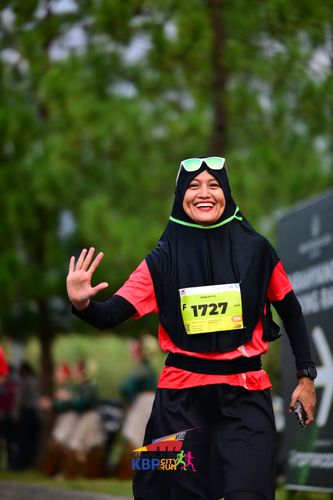 Race photo from CISANGKAN KBP CITY RUN 2025
