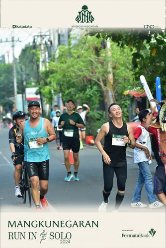 Race photo from Mangkunegaran Run 2024