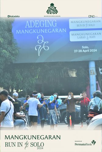 Race photo from Mangkunegaran Run 2024
