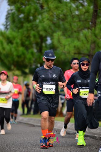 Race photo from CISANGKAN KBP CITY RUN 2025