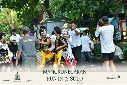 Race photo from Mangkunegaran Run 2024