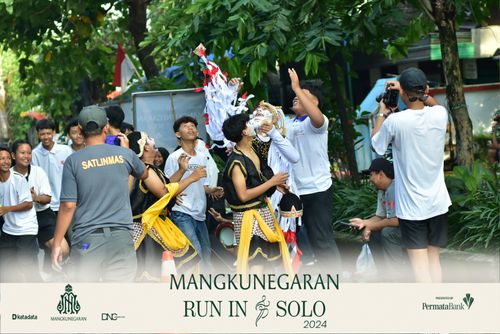 Race photo from Mangkunegaran Run 2024