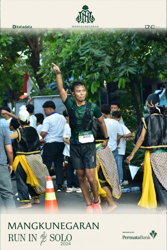 Race photo from Mangkunegaran Run 2024