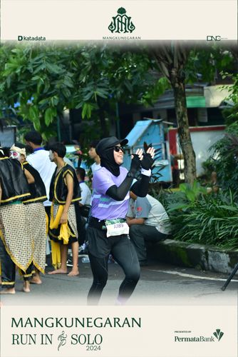 Race photo from Mangkunegaran Run 2024