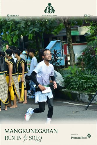 Race photo from Mangkunegaran Run 2024