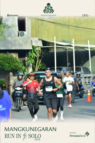 Race photo from Mangkunegaran Run 2024