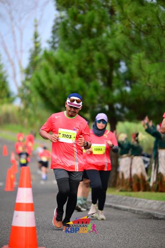 Race photo from CISANGKAN KBP CITY RUN 2025