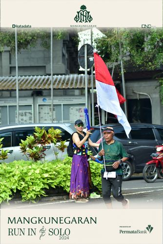 Race photo from Mangkunegaran Run 2024