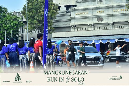 Race photo from Mangkunegaran Run 2024