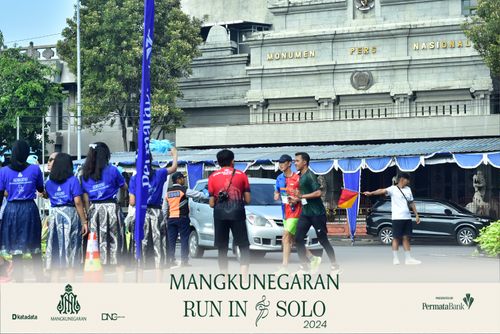 Race photo from Mangkunegaran Run 2024