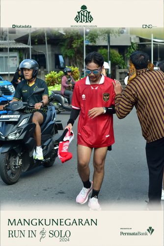 Race photo from Mangkunegaran Run 2024