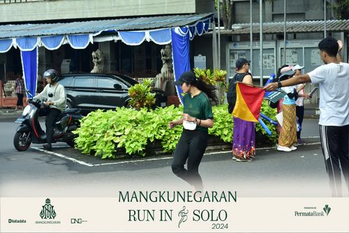 Race photo from Mangkunegaran Run 2024
