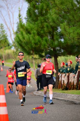 Race photo from CISANGKAN KBP CITY RUN 2025