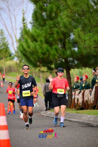 Race photo from CISANGKAN KBP CITY RUN 2025