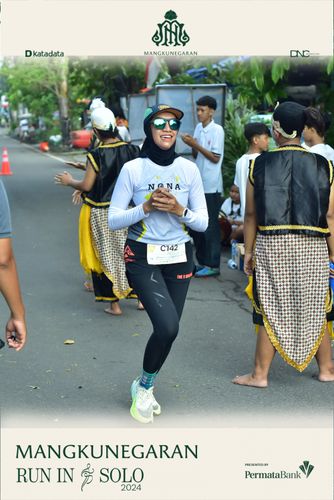 Race photo from Mangkunegaran Run 2024