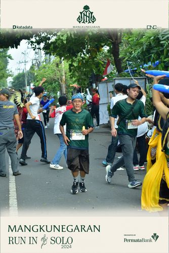 Race photo from Mangkunegaran Run 2024