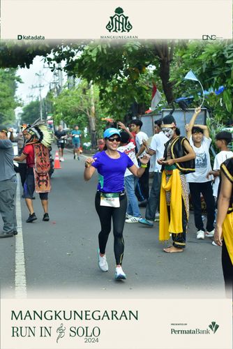 Race photo from Mangkunegaran Run 2024