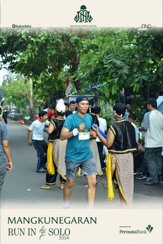 Race photo from Mangkunegaran Run 2024