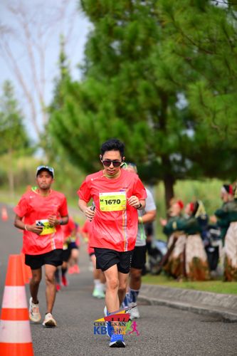 Race photo from CISANGKAN KBP CITY RUN 2025