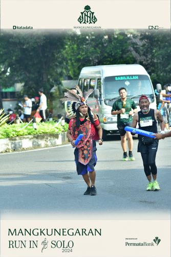 Race photo from Mangkunegaran Run 2024