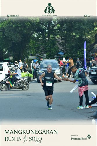 Race photo from Mangkunegaran Run 2024