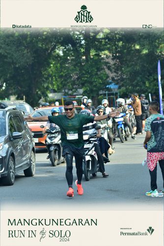 Race photo from Mangkunegaran Run 2024
