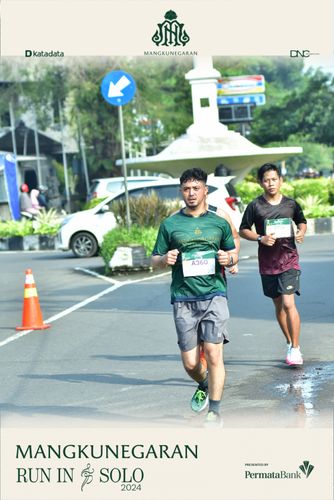 Race photo from Mangkunegaran Run 2024