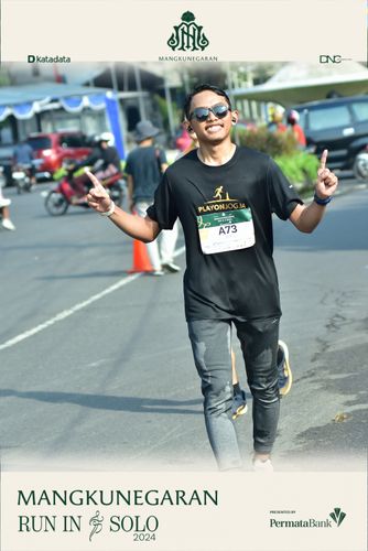 Race photo from Mangkunegaran Run 2024