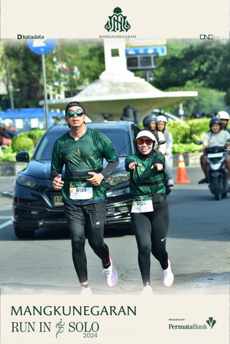 Race photo from Mangkunegaran Run 2024