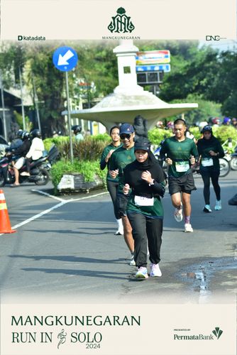 Race photo from Mangkunegaran Run 2024