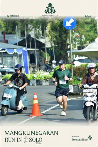 Race photo from Mangkunegaran Run 2024
