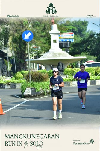 Race photo from Mangkunegaran Run 2024