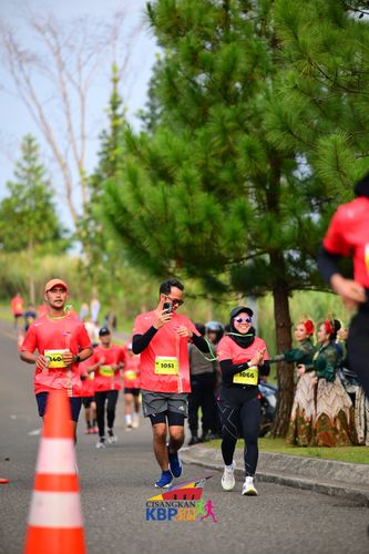 Race photo from CISANGKAN KBP CITY RUN 2025