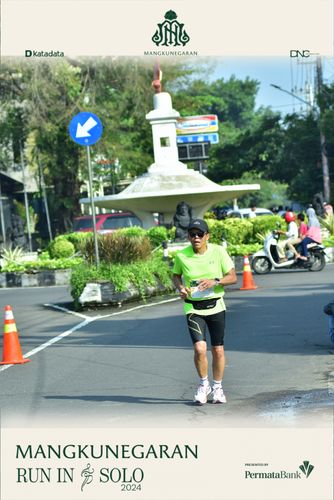 Race photo from Mangkunegaran Run 2024