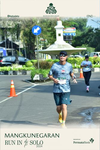 Race photo from Mangkunegaran Run 2024